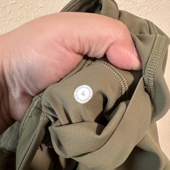 Lululemon Swift Speed High-Rise Crop Size 4 With Green - Picture 8 of 10